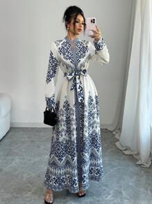 Blue and White