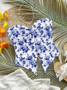 Azul y blanco