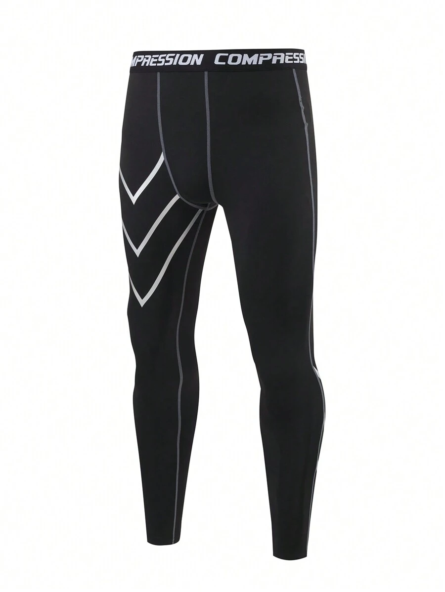 Manfinity Sport Corelite Men's Casual Slim Fit Sports Leggings, Minimalist And Fashionable For Everyday Wear