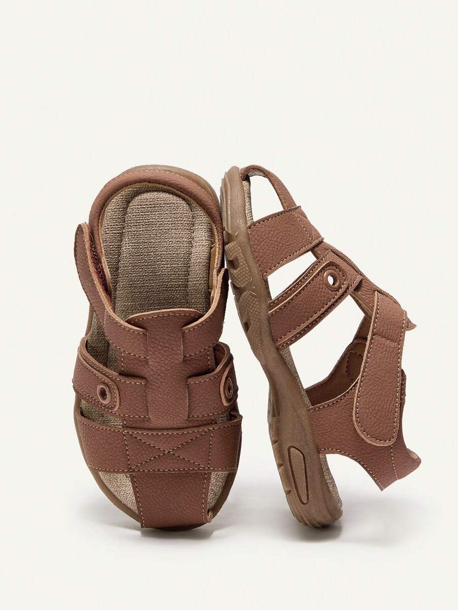 1 Paio di Sandali Casual Vintage Carini Antiscivolo per Bambini/Bambini Piccoli, Sandali Piatti Estivi da Spiaggia