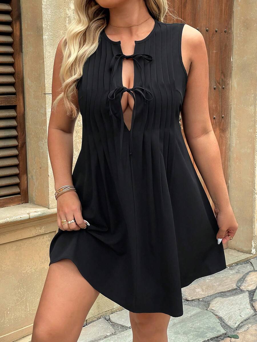 Calvaya Plus Size Women Casual Simple Fashion Dress, For Daily Wear