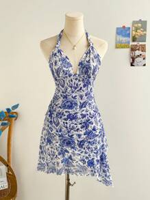 Blue and White