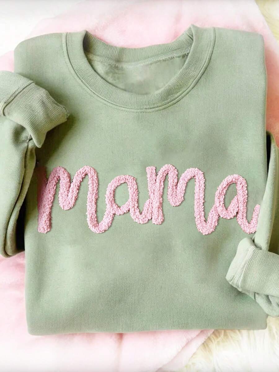 INAWLY Felpa da donna con collo tondo, manica lunga, regular, adatta per autunno/inverno