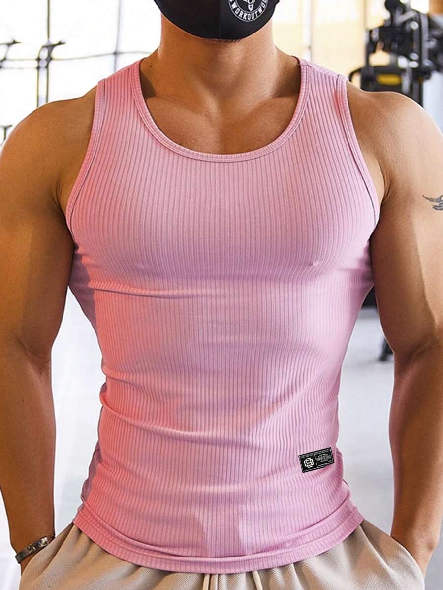 Manfinity Dauomo Chaleco casual y versátil de unicolor para hombre