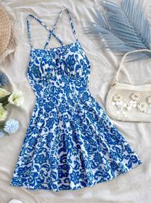 Azul y blanco