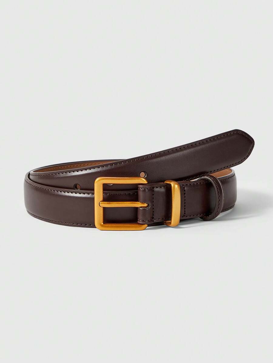 Muvela CLASSIC COFFEE COLOR FASHION VERSATILE BELT