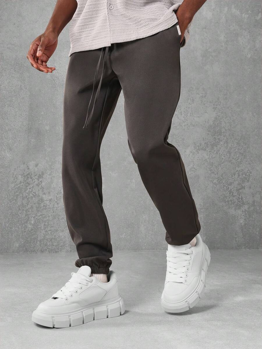 SUMWON Premium Jogger Pants Elastic Cuff Athletic Sweatpants Comfortable Slim Fit Workout Training Running Loungewear All-Season Casual Trousers