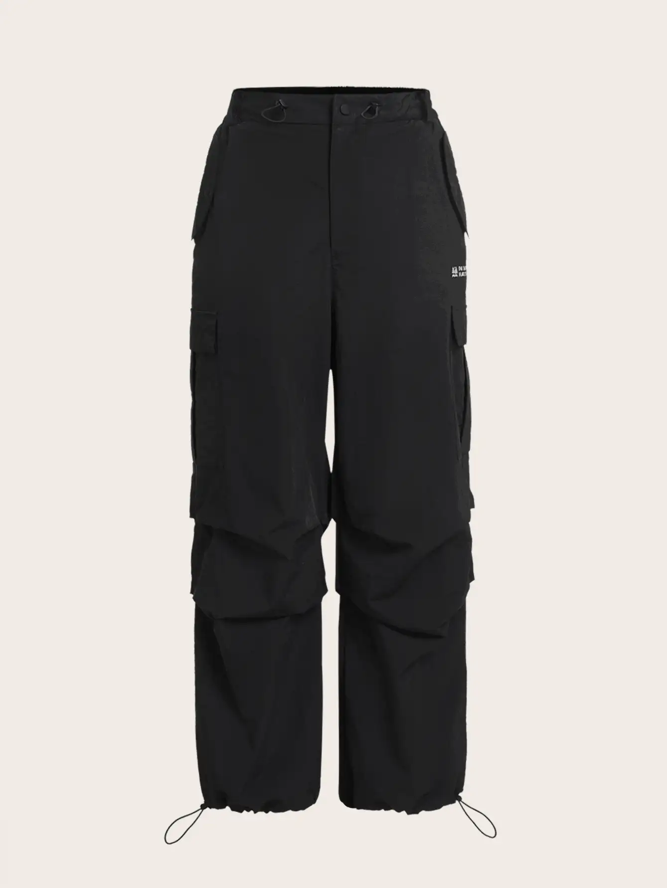 In My Nature Women's Solid Color Button Pocket Casual Outdoor Trousers