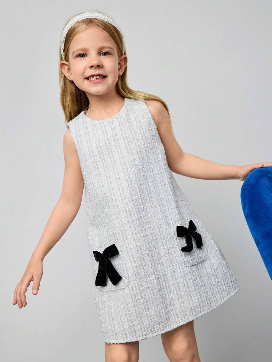 Maija Kids Maija Kids Jugendliches Kleine Mädchen Schmetterling Dekor Lässig Jumper Kleid