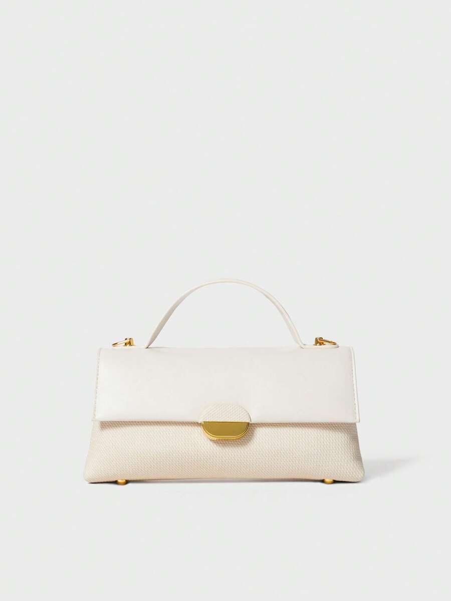 1 pièce Sac à main à bandoulière croisé blocs de couleurs 2024 pour femmes
