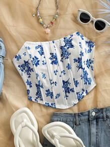 Azul y blanco