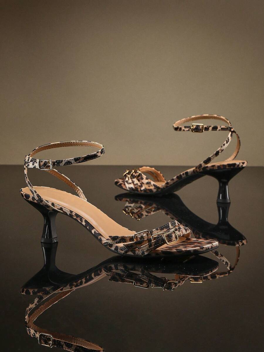 SHUZIA Women's Sexy High Heel Ankle Strap Open Toe Fashionable Sandals Wedding Shoes