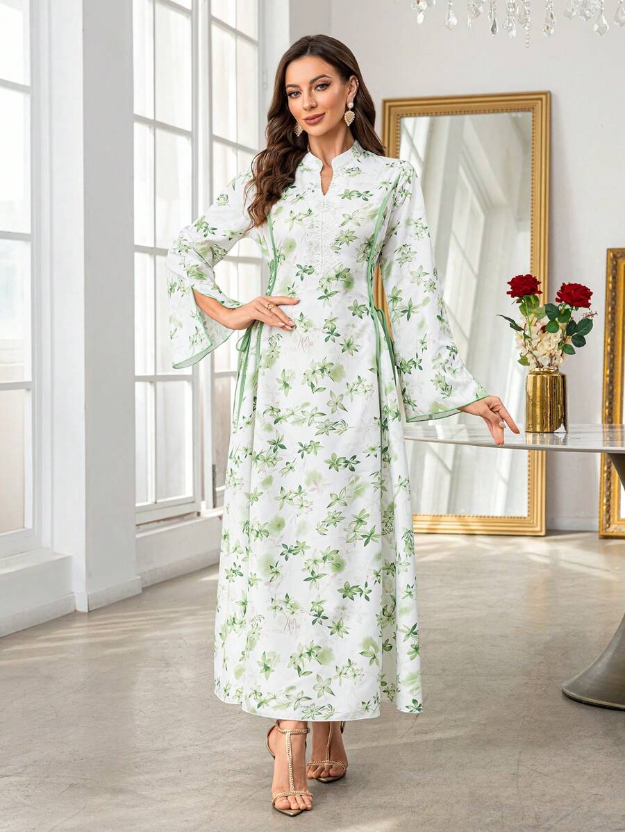 Al Najma Women's Minimalist Fashion Casual Everyday Arabic Style Dress