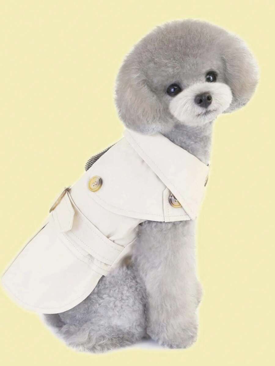 Europese en Amerikaanse stijl huisdierjas, windjack voor honden, huisdierkleding, hondenjas, Britse lange gewaad, kattenkleding, Europese trenchcoat, dierenoutfit