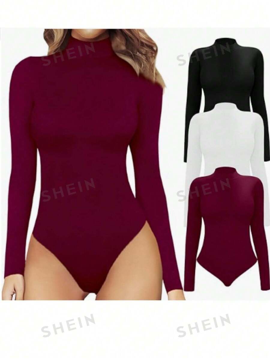 INAWLY Body minimalista de moda casual diario para mujer