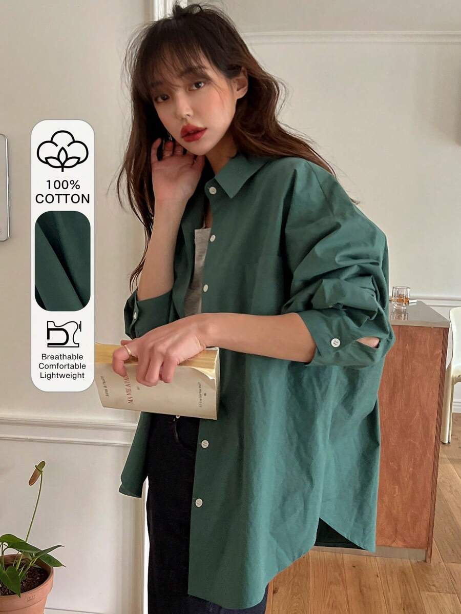 DAZY Voorzak Oversized Blouses