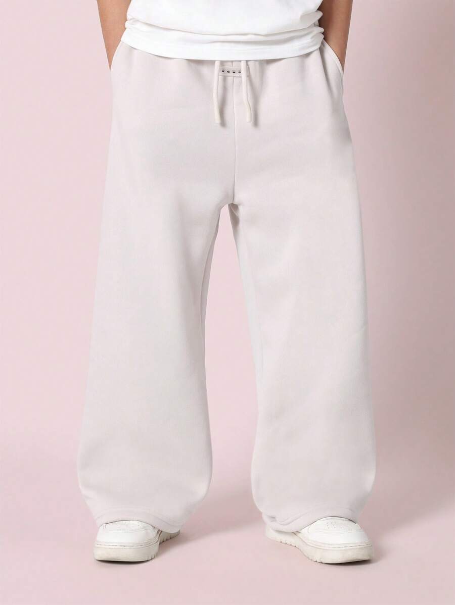 SUMWON Gemütliche Jogginghose aus French Terry für Athletikperformance, Freizeitkleidung mit elastischen Bündchen, Trainingshose für die Wintersaison
