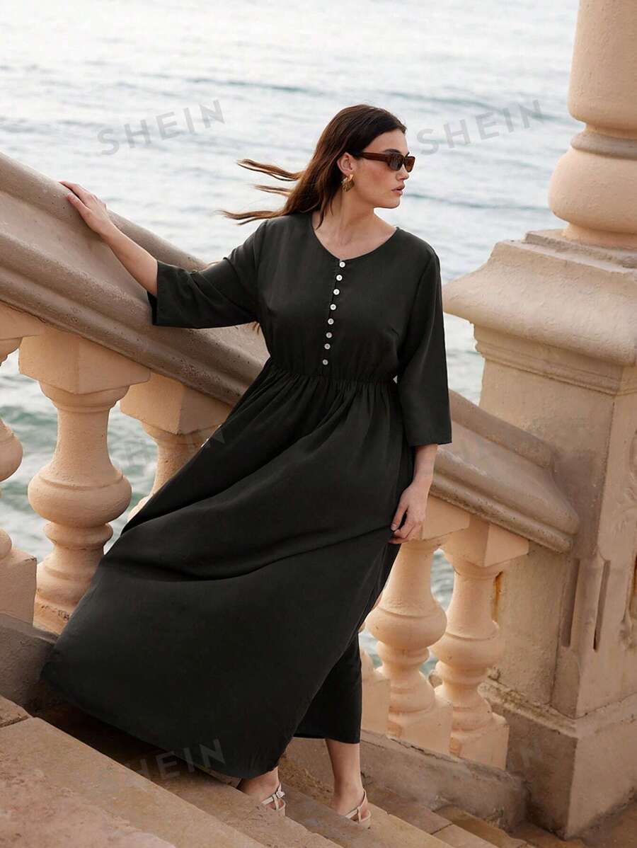 Maija Vestidos bohemios de talla grande con diseño elegante y de moda para mujer, ideales para festivales de primavera y verano