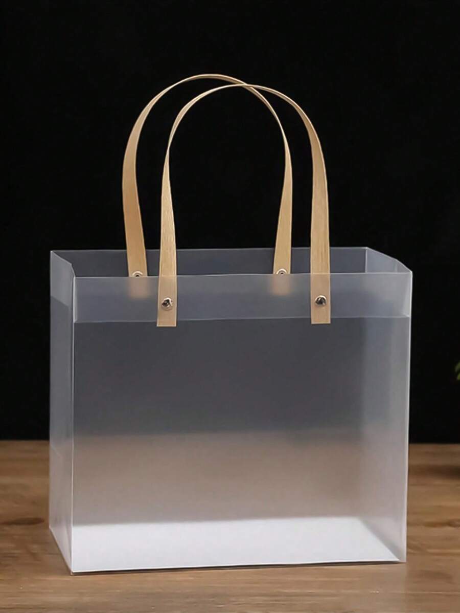 SHEIN 10 Peças Sacos de Presente Transparentes para Empacotar e Armazenar Presentes de Feriados, Dia dos Namorados, Casamento de Dia dos Namorados, Aniversário, Caixa de Armazenamento