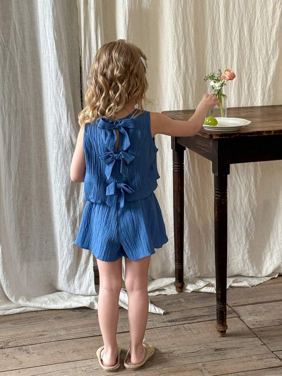 SHEIN LMoss Kids LMoss Young Girls Sets