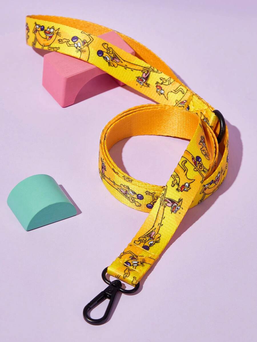 Nick 90s X SHEIN 90s Cute Cartoon Pet Leash, Fixed-Length Traction Rope, Can Be Used With A Collar (Collar Not Included)