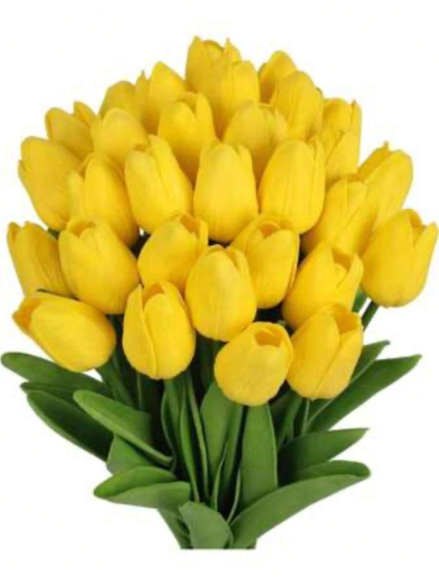 SHEIN 10pcs/Set Artificial Tulip Flowers For Kitchen, Living Room, Bedroom, Bathroom, Party, Restaurant Decoration, Valentine Day, Gift