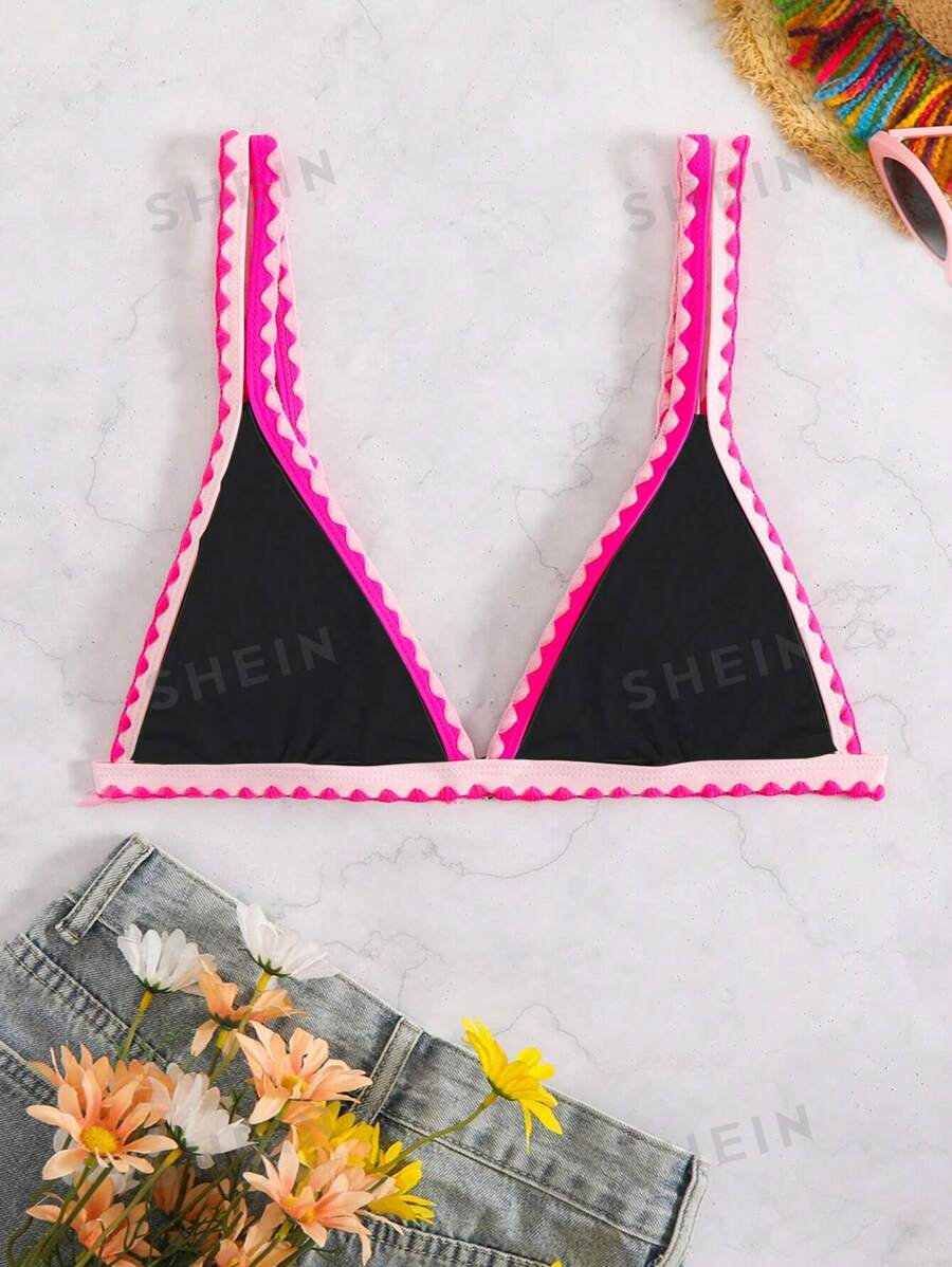 SHEIN Swim Top de traje de baño "Springbreak SHEINxMelMaia"