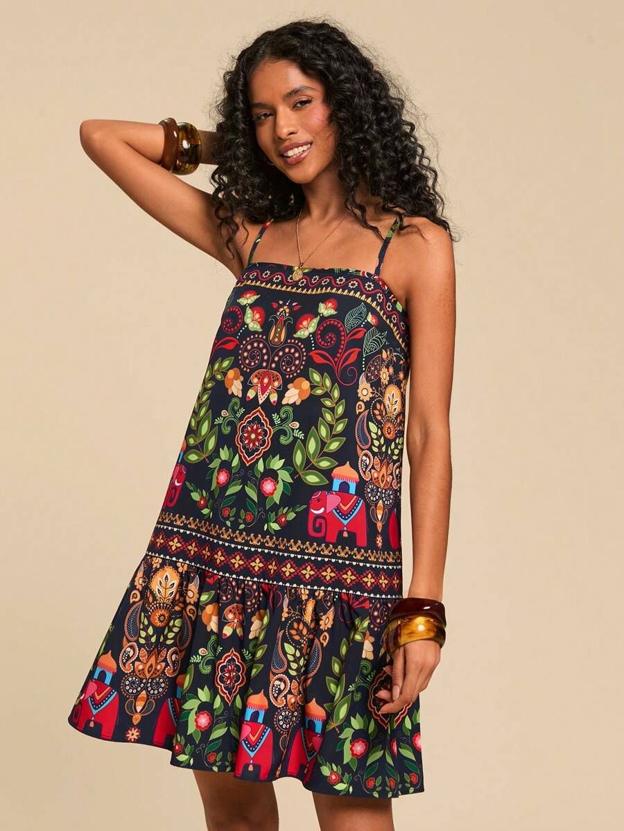 Travachic Vestido corto casual y minimalista de mujer, apropiado para el verano
