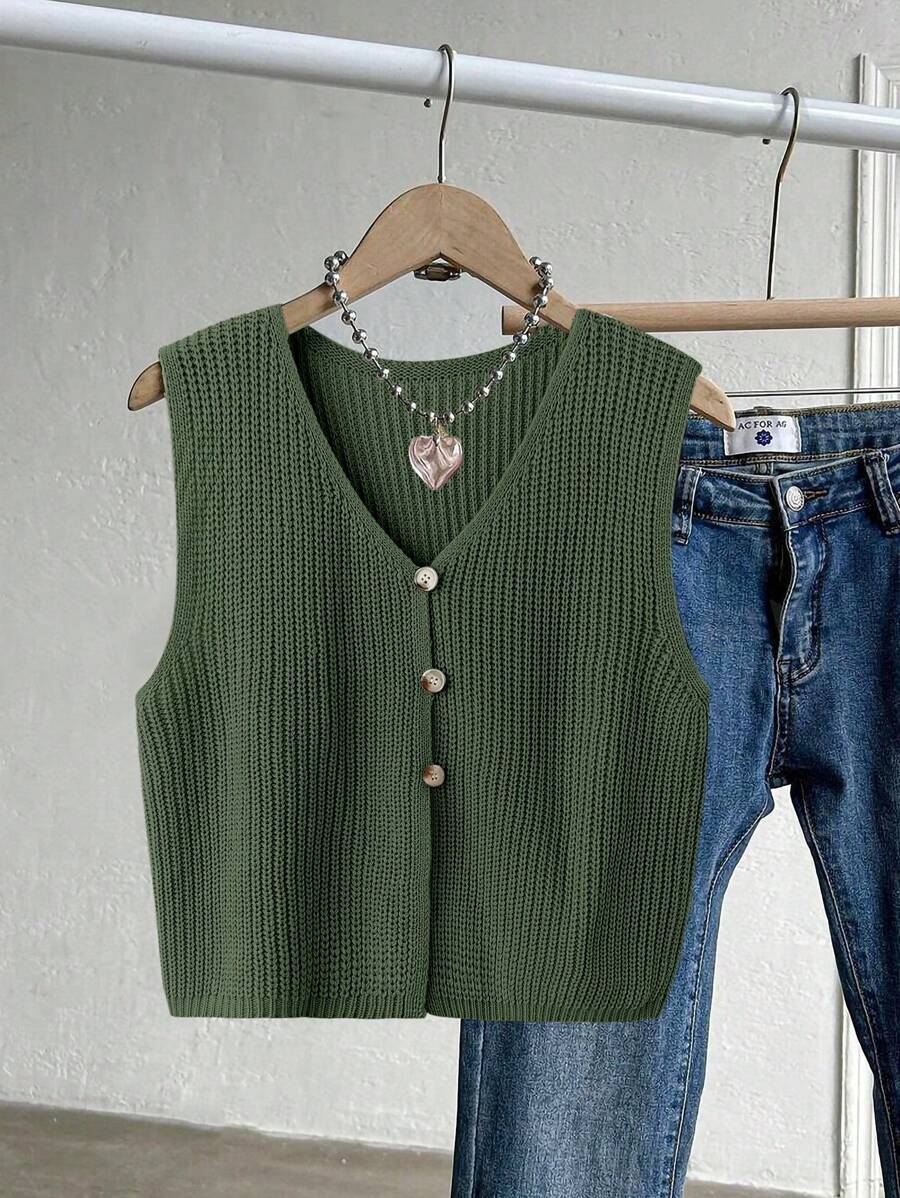 Flirla Cardigan sans manches pour femmes grande taille, minimaliste et , convient pour l'été