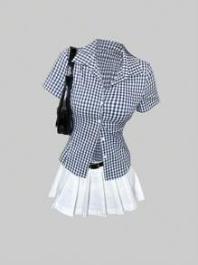 Blue and White