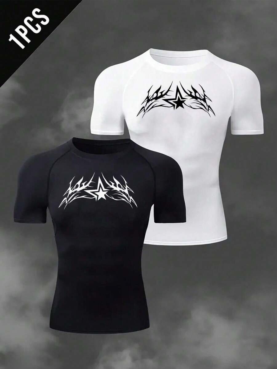 Manfinity Sport Corelite Herren Sport T-Shirt & Tank Top, minimalistisch & modisch, geeignet für Sommer, Konzerte