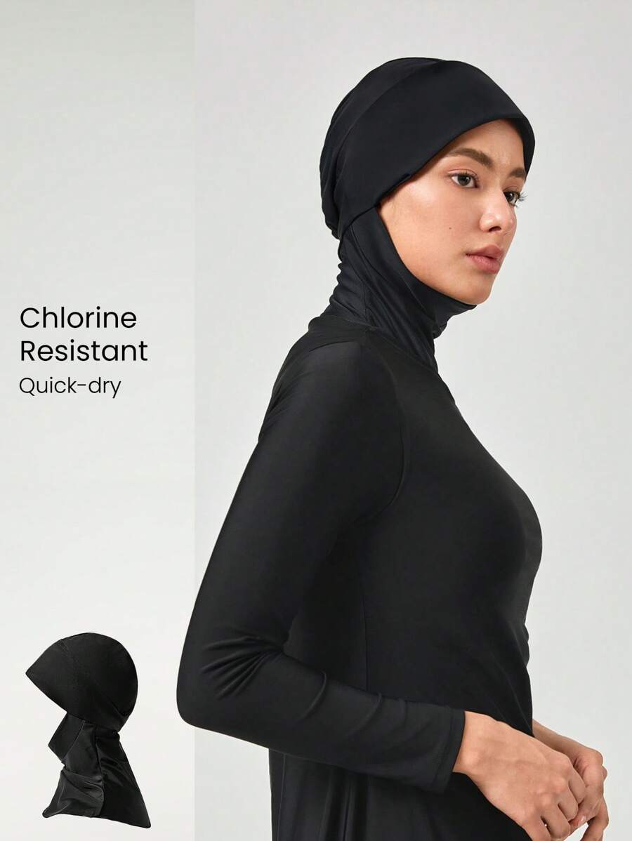 GLOWMODE Chlor-resistenter Schwimmhijab, Sommer Urlaubskleidung