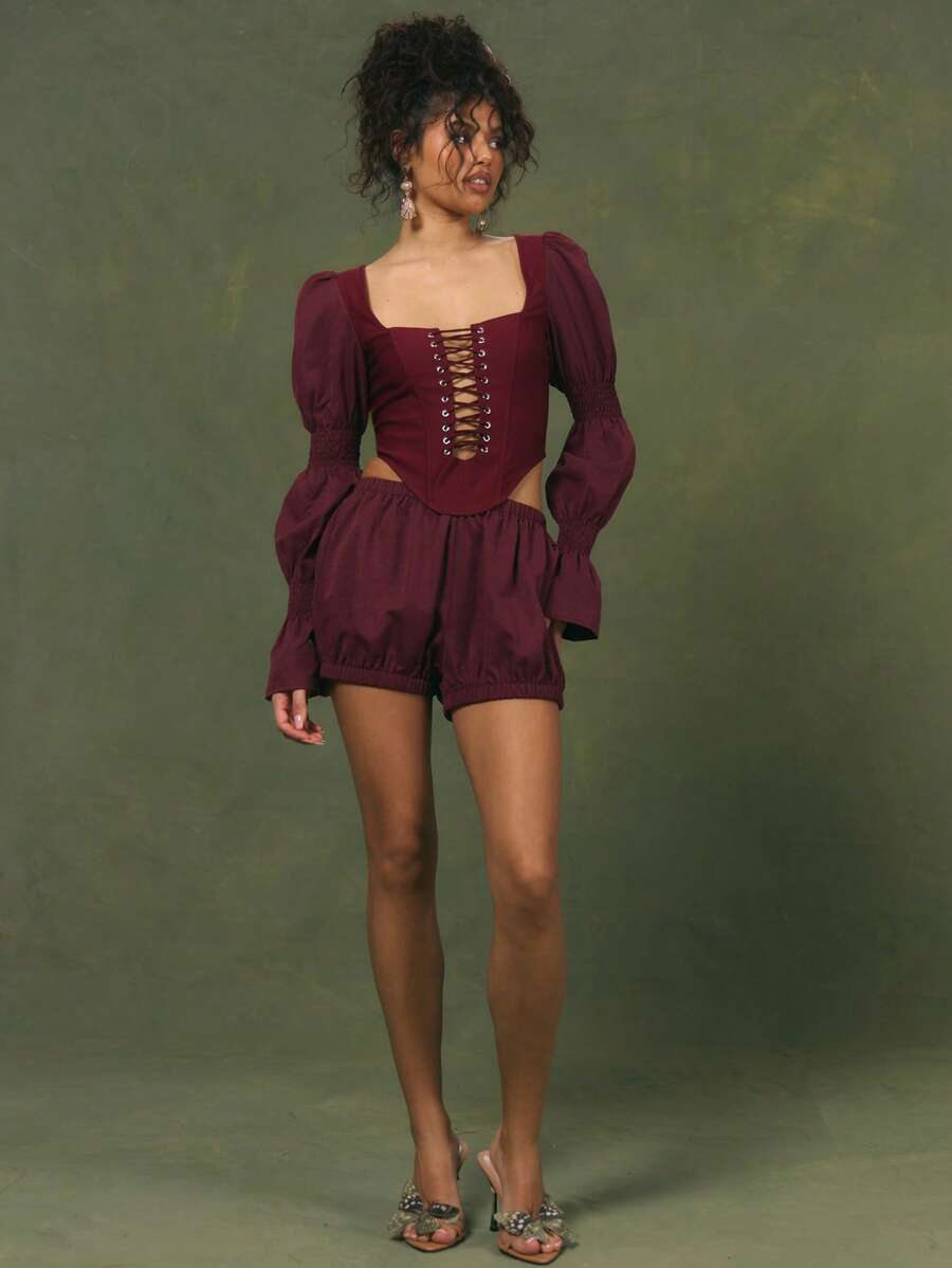 MUSERA Low Rise Puffball Mini Shorts Only Cute Sexy Ibiza Fits Spring Summer Club Vacation Holiday Boho