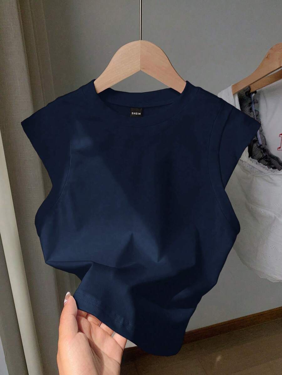 Comfortcana Camiseta roja sencilla y de moda, adecuada para tallas grandes, para el verano y para el Día de San Valentín