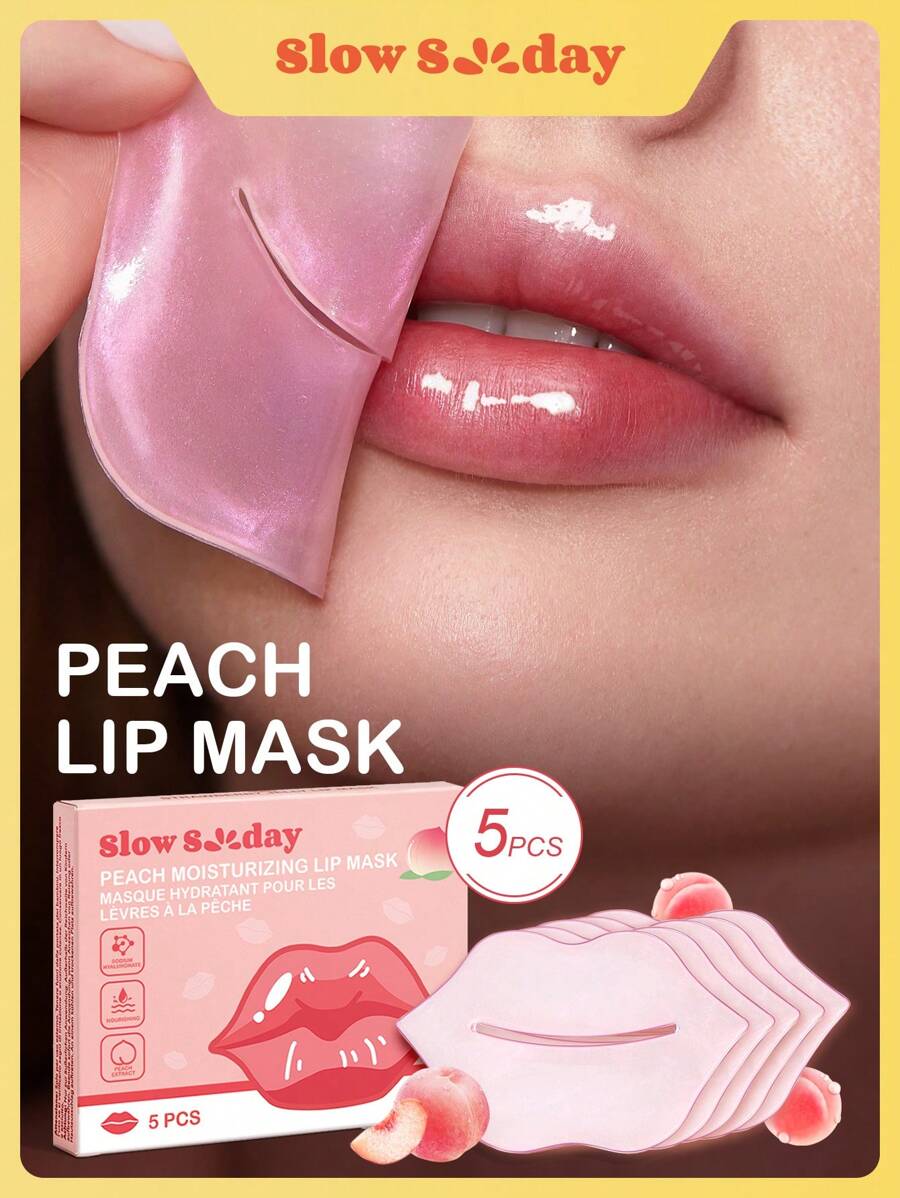 Mascarilla labial hidratante de melocotón SlowSunday