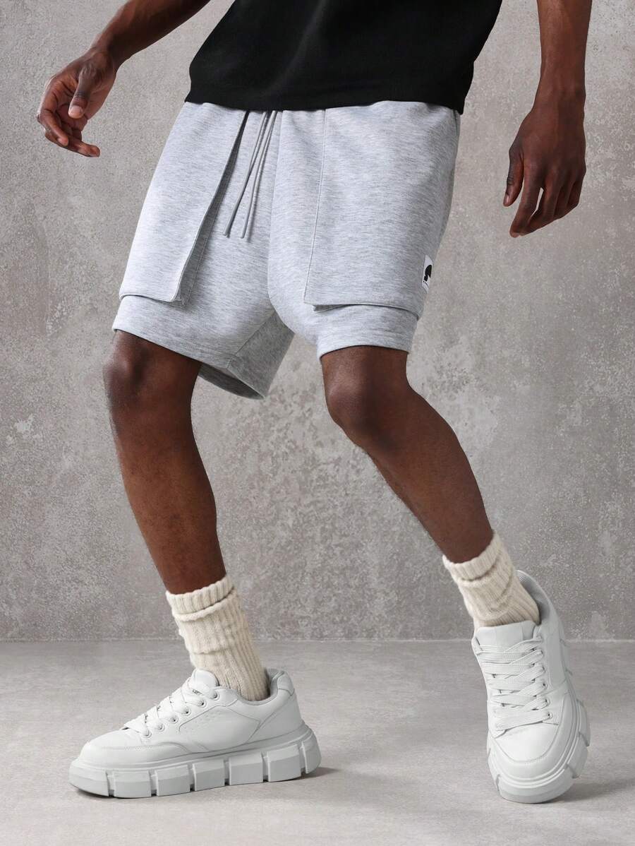 SUMWON Pantalones cortos de chándal de uso esencial, con bolsillos múltiples, cómodos, de alto rendimiento con cintura elástica, de tela de felpa francesa premium, para un estilo de vida activo en verano y primavera