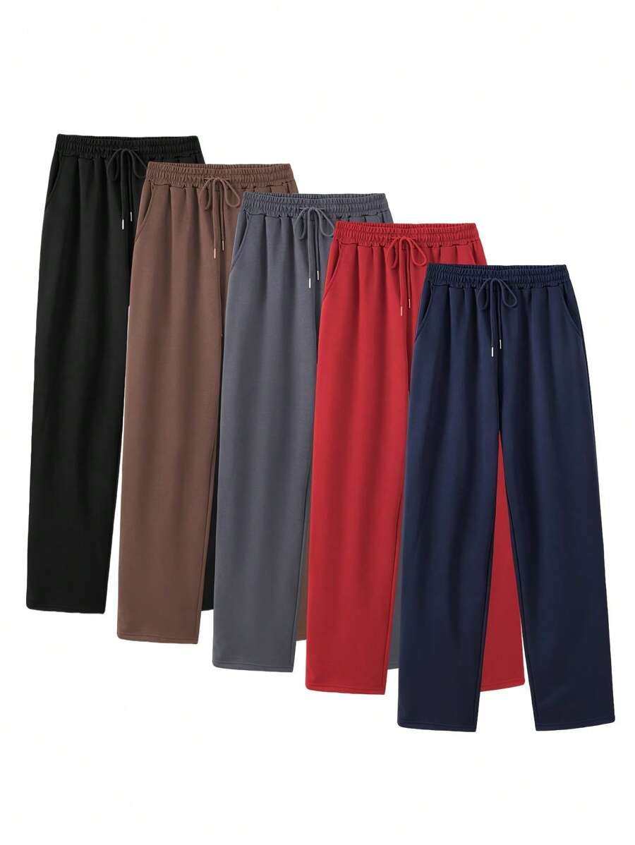 Pantaloni casual di colore unito da donna, adatti per l'estate