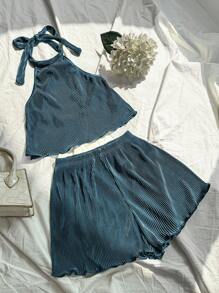 Agua verde azul