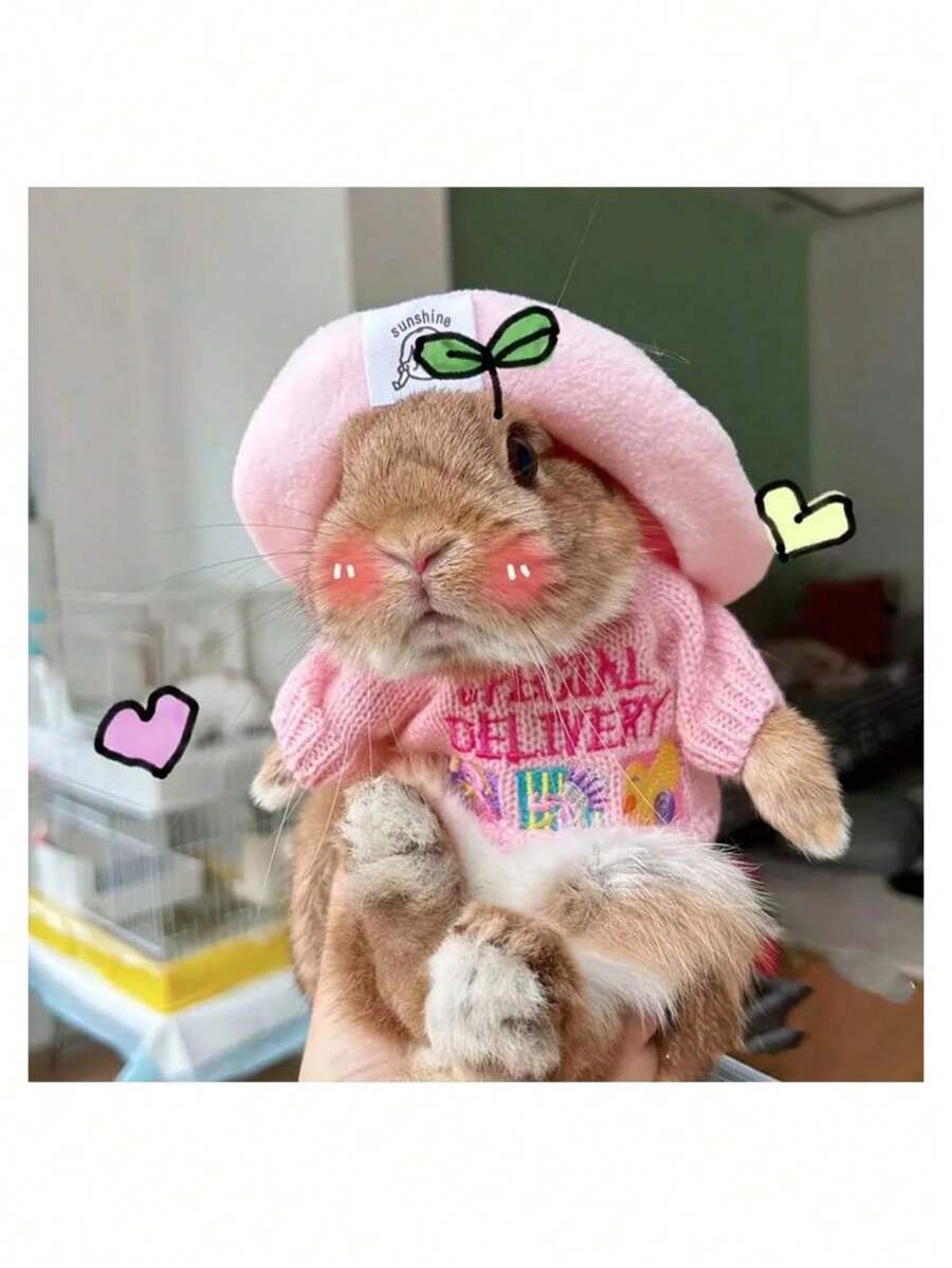 Cute Slogan Graphic Pet Sweater Apparel