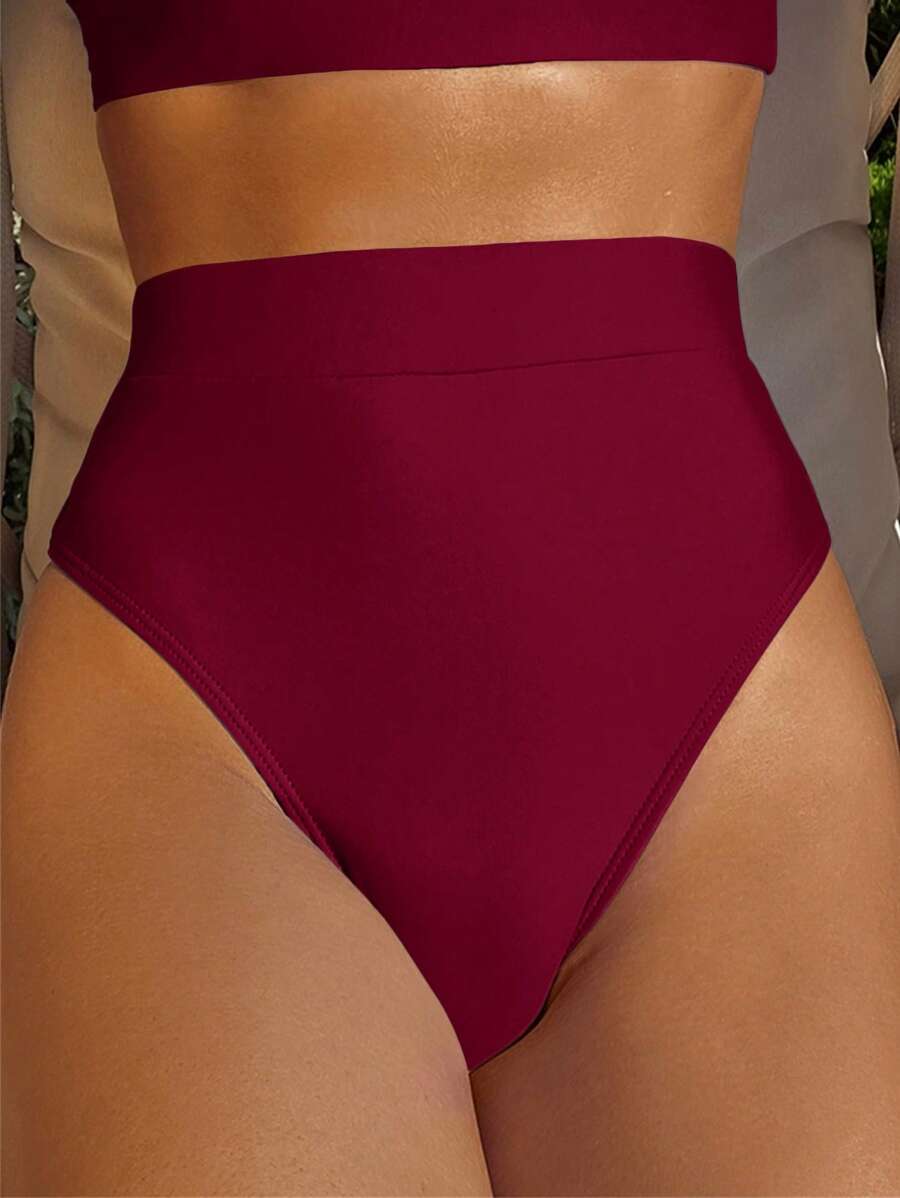 Swim Basics Solid Color Bikini Bottom, Beach Vacation