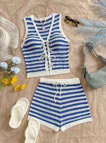 Blue and White
