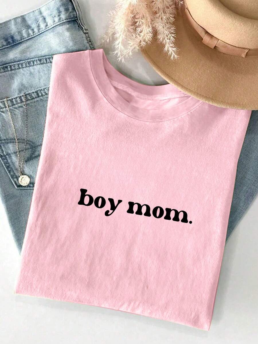 INAWLY Maglietta da donna a maniche corte e collo tondo, di moda per l'estate