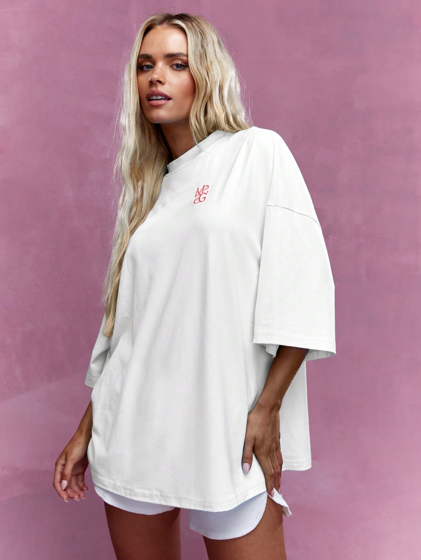 トップス TRUST S/S embroidered shirt Women's T-shirt with snake embroidery | Grey | Diesel