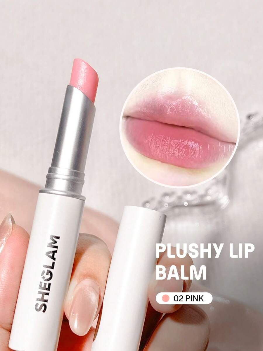 SHEGLAM Nourishing Lip Balm 02 Pink Natural Gloss Hydrating Tinted Lip Care Olive Oil Shea Butter Lip Makeup Graduation Birthday Holiday Summer Fall Autumn Y2K Fancy Fashion Women Makeup Cosmetic Party Beach Travel Camping Outdoors School Campus Trip Festivals Decor Gift Present Rose Girl Cosplay Best Color Charm Vibe