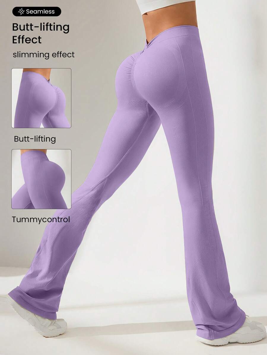 Seamluxe SHEIN Sport Women's Solid Color Slim Fit Casual Sweatpants, Daily Wear