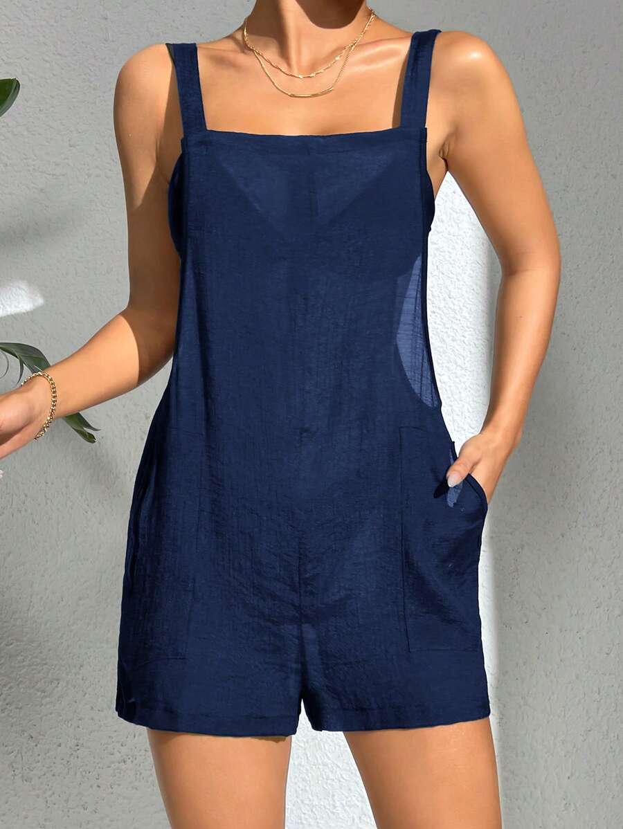 Swim Vcay Mono informal de verano de unicolor sin mangas