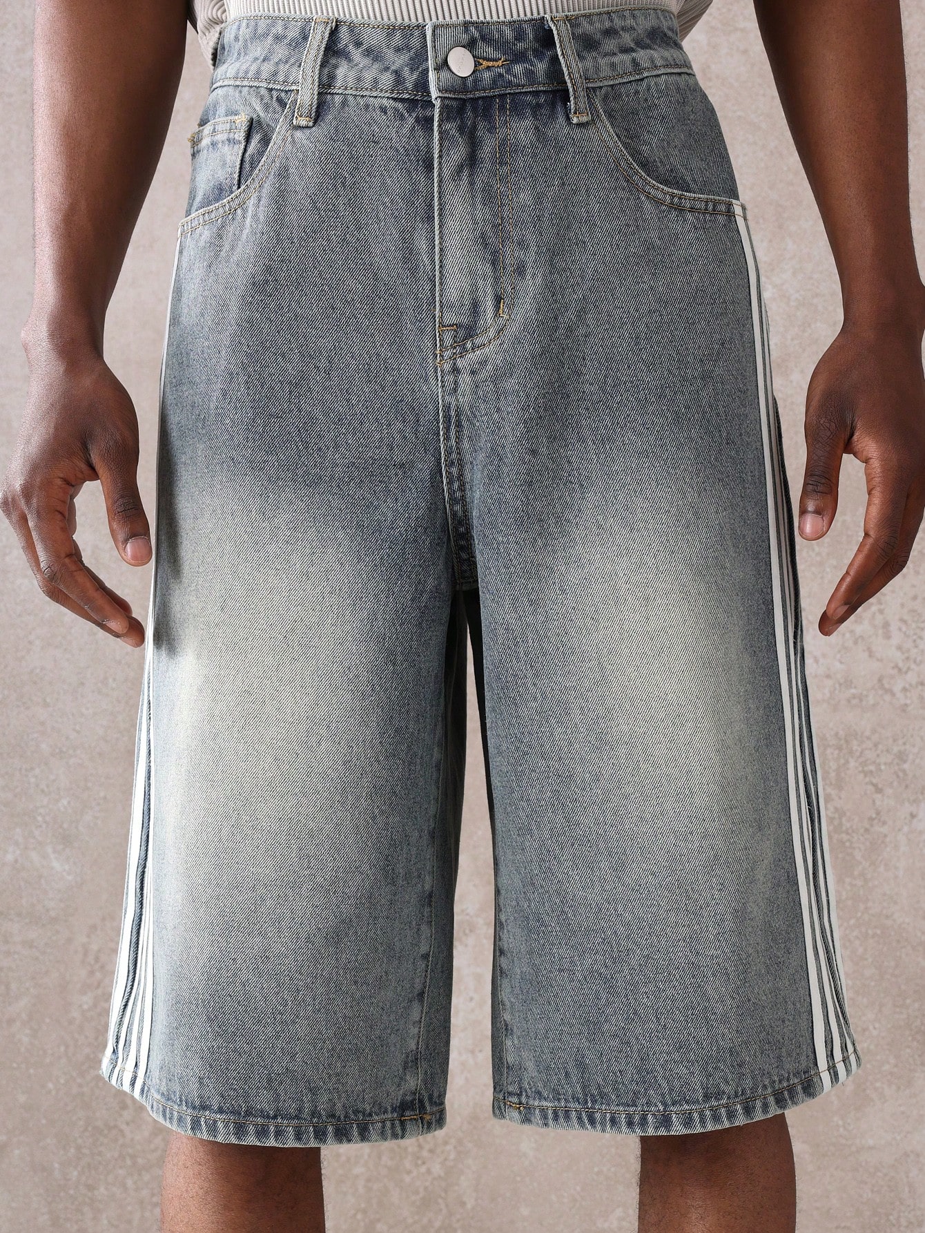 【YOURNUS】Hope Bermuda Cargo Denim Bermuda Denim Cargo Shorts – PENSHOPPE