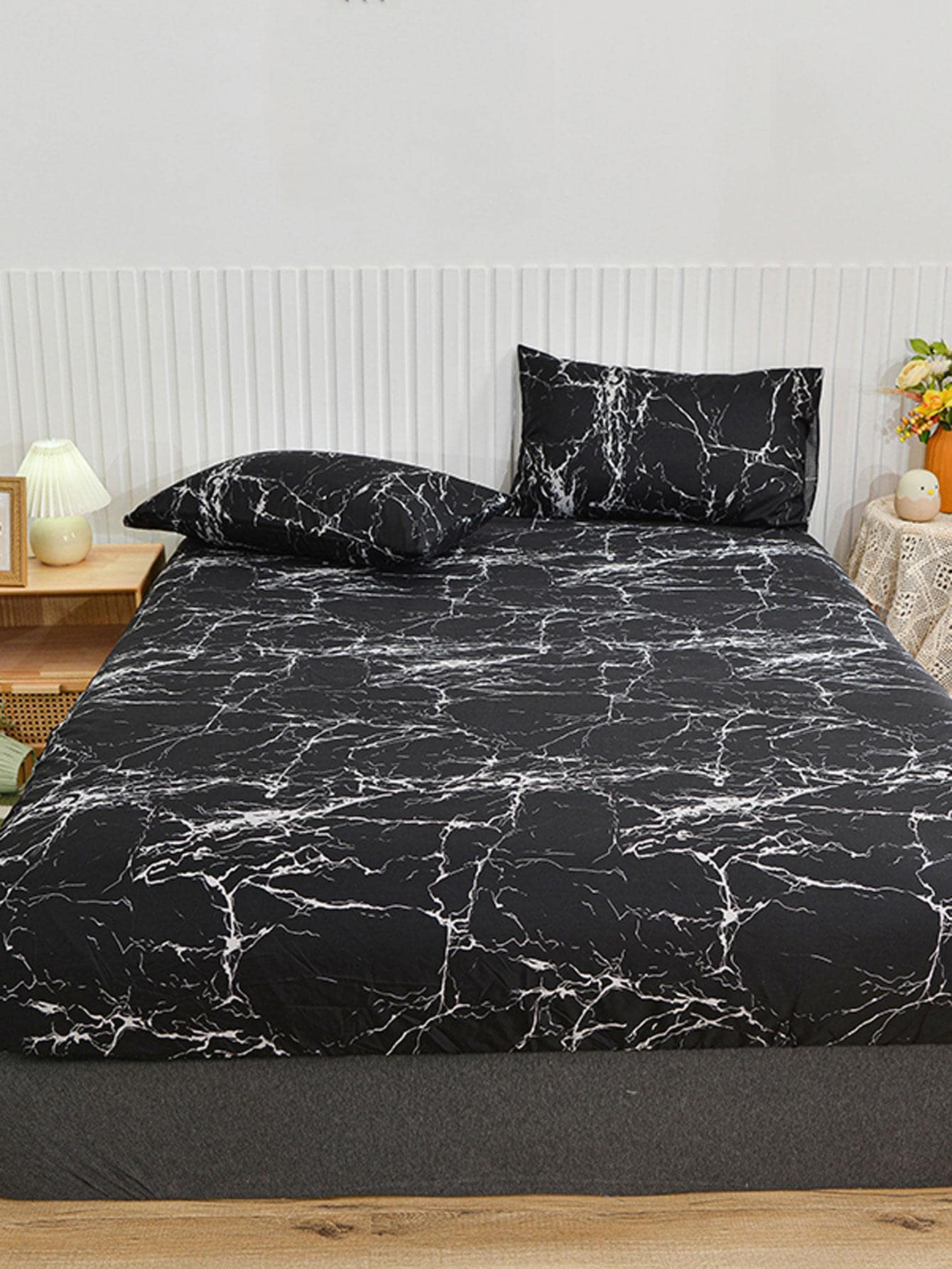 Drap-housse Motif Marbré