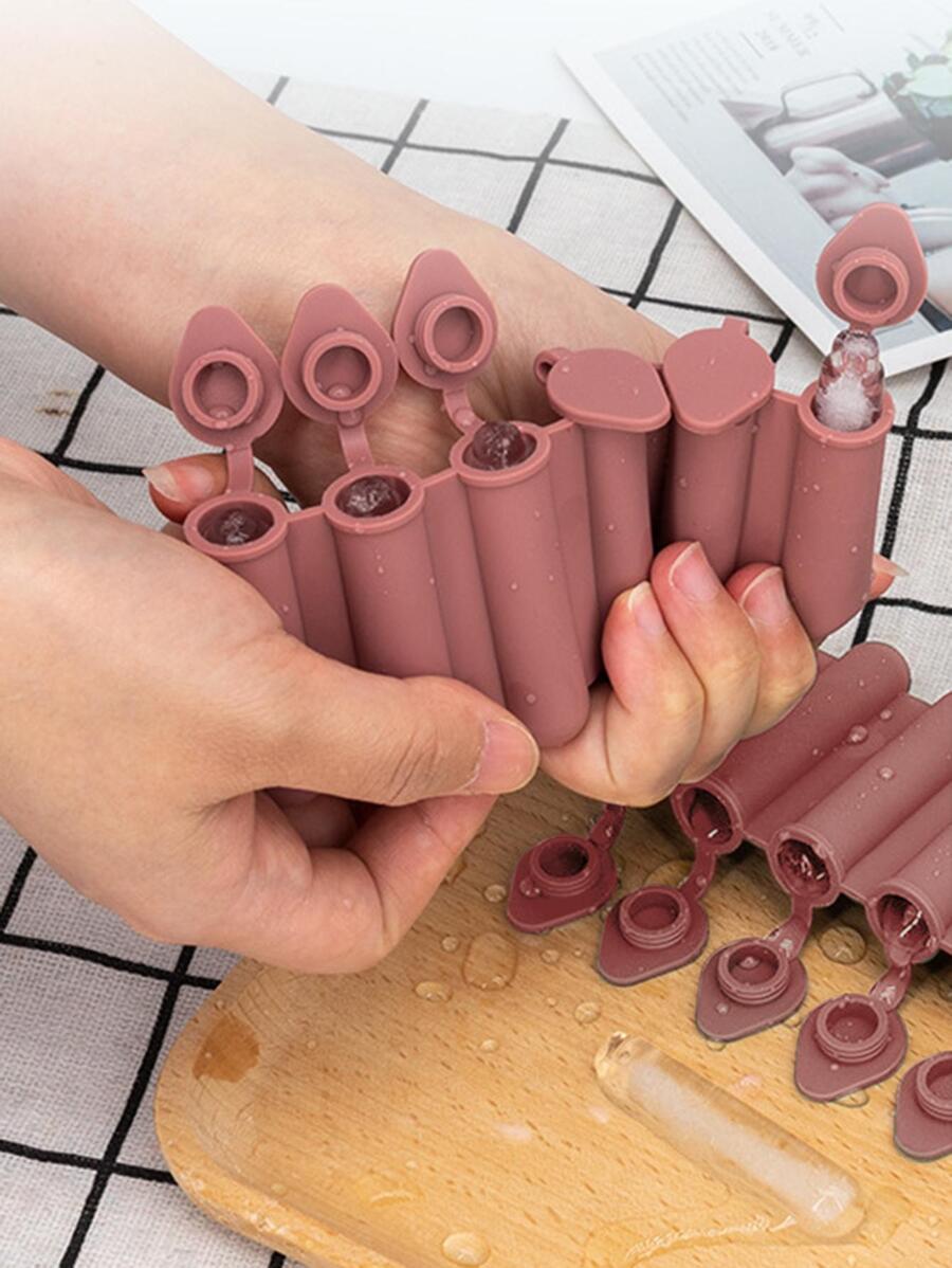1 pieza Molde de silicona mini para barras de helado, multifuncional