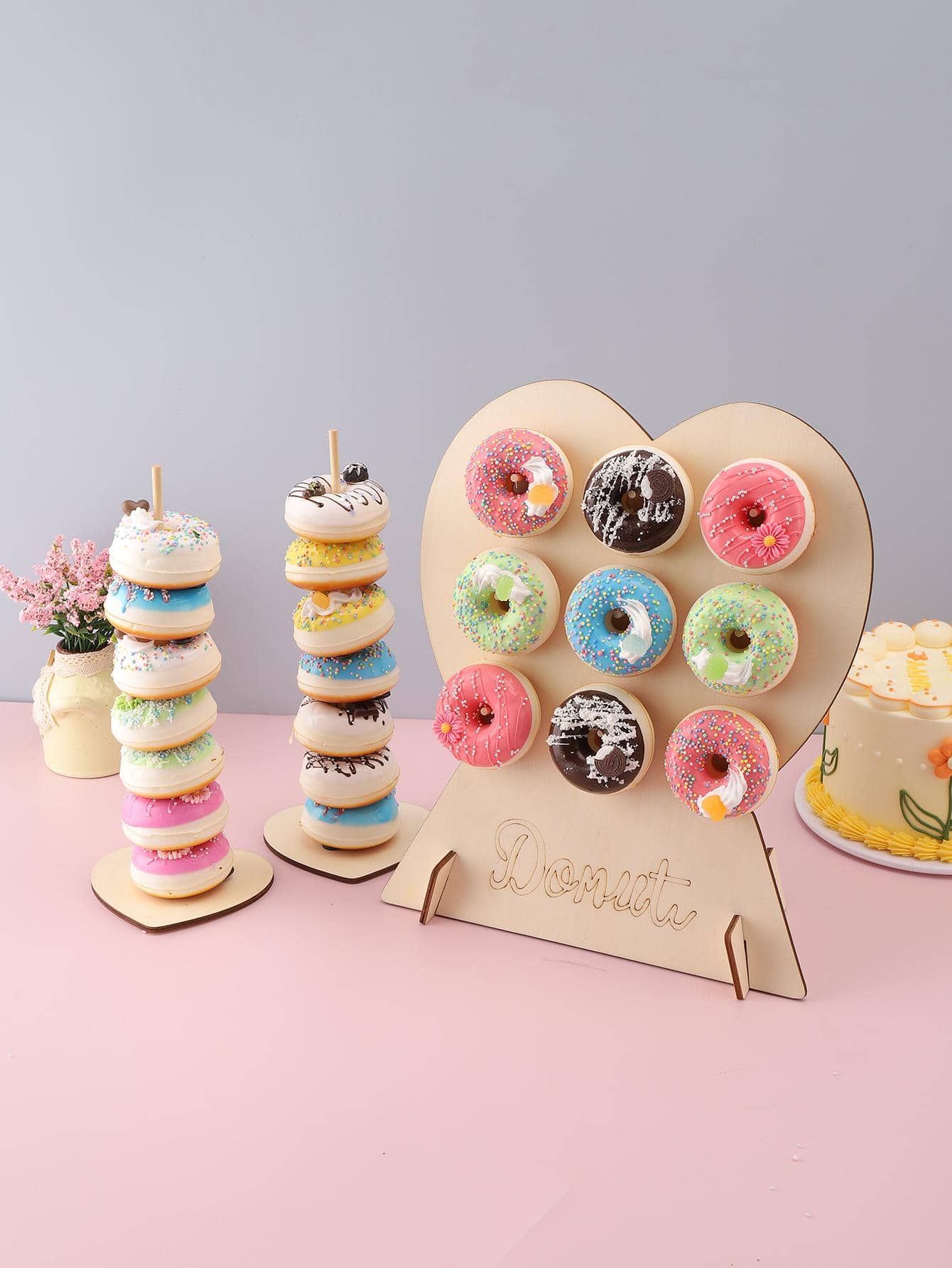 3pcs Donut Display Rack